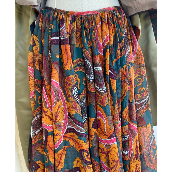 EDOARDO ROCHA Haute Couture Jacket Skirt Suit Two-Piece Set Wool Silk US 4/6 - Picture 15 of 16